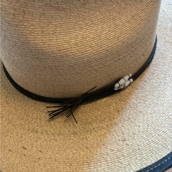 Vintage Size 5 Straw Flat Hat from Mexico - Picture 7 of 7